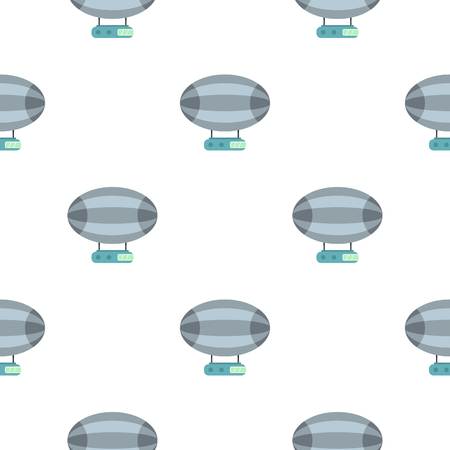 Hot air balloon with gondola basket pattern seamless for any design vector illustrationのイラスト素材