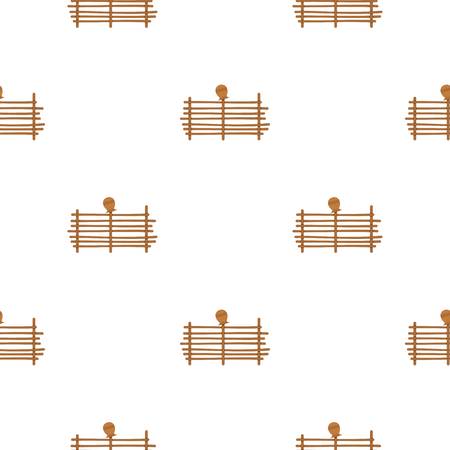 Palisade pattern seamless for any design vector illustrationのイラスト素材
