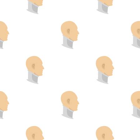Cervical collar pattern seamless for any design vector illustrationのイラスト素材