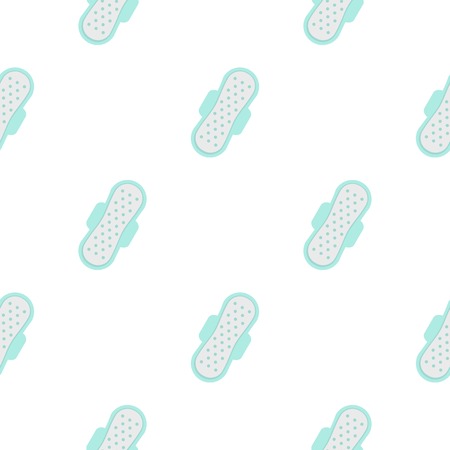 Woman hygiene protection, sanitary towel pattern seamless for any design vector illustrationのイラスト素材