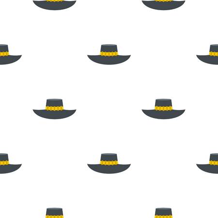 Woman hat pattern flatのイラスト素材