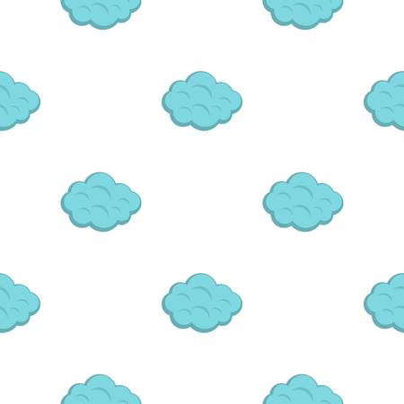 Summer cloud pattern flatのイラスト素材