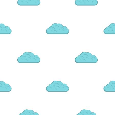 Winter cloud pattern flatのイラスト素材