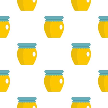 Honey liquid bank pattern flatのイラスト素材