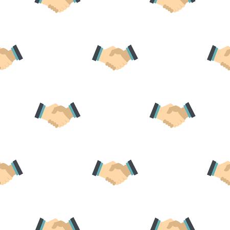 Handshake, pattern flatのイラスト素材