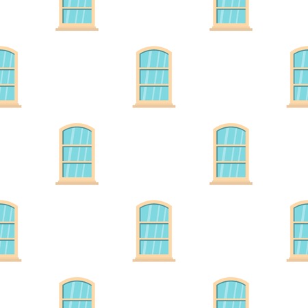 White narrow window pattern seamless flat style for web vector illustrationのイラスト素材