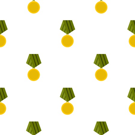 Military medal pattern flatのイラスト素材