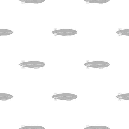 Airship pattern seamless flat style for web vector illustrationのイラスト素材