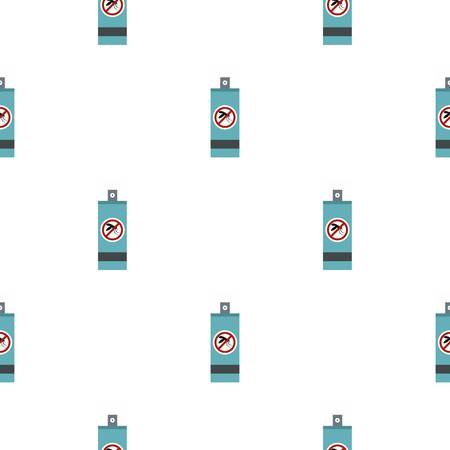 Mosquito repellent spray pattern seamless flat style for web vector illustrationのイラスト素材