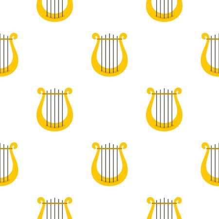 Harp pattern flatのイラスト素材