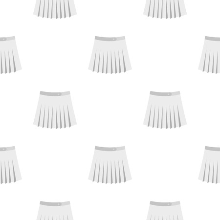Tennis female skirt pattern flatのイラスト素材