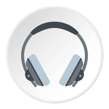 Headphone icon circleのイラスト素材