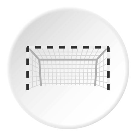 Football or soccer gate icon circleのイラスト素材