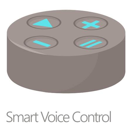 Smart voice control icon, cartoon styleのイラスト素材