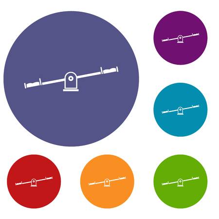 シーソーの写真素材 イラスト素材 ストックフォトのamanaimages Plus