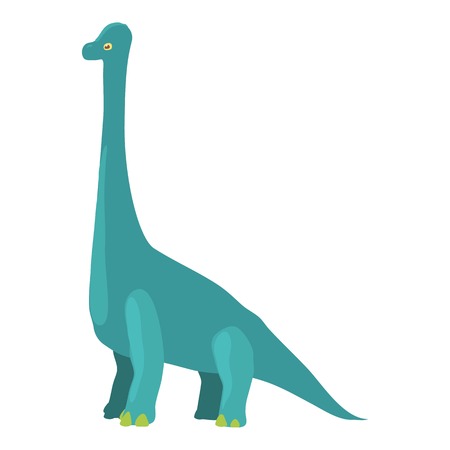 Diplodocus icon, cartoon styleのイラスト素材