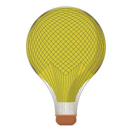 Aerostat icon, cartoon styleのイラスト素材