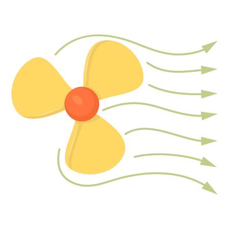 Ventilator icon, cartoon styleのイラスト素材