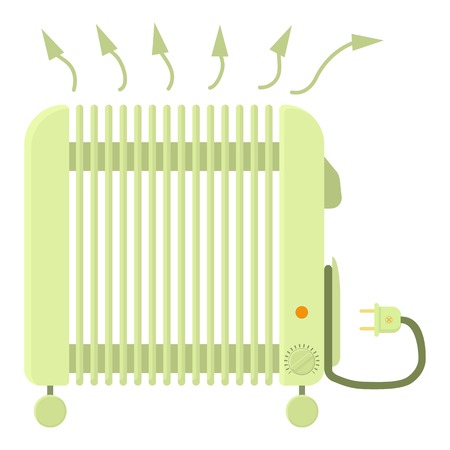 Heater icon, cartoon styleのイラスト素材
