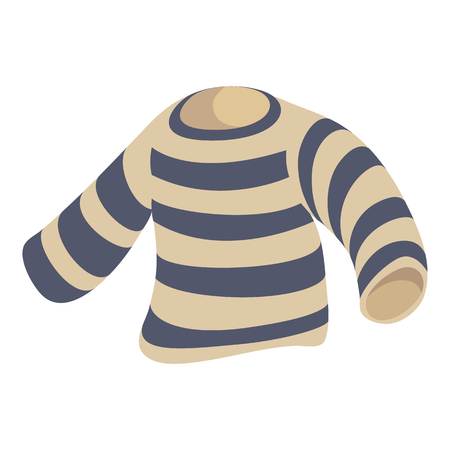 Seaman clothes icon, cartoon styleのイラスト素材