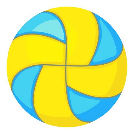 Beach volleyball ball icon, cartoon style illustration.のイラスト素材
