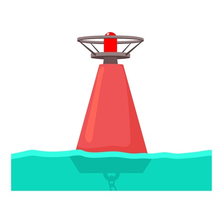Buoy icon, cartoon styleのイラスト素材