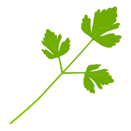 Green icon, cartoon styleのイラスト素材