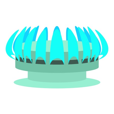 Turbine icon. Cartoon illustration of turbine vector icon for webのイラスト素材