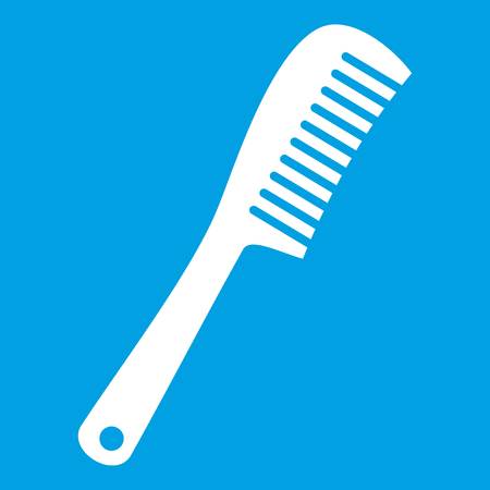 Comb icon whiteのイラスト素材