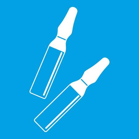 Iodine sticks icon whiteのイラスト素材