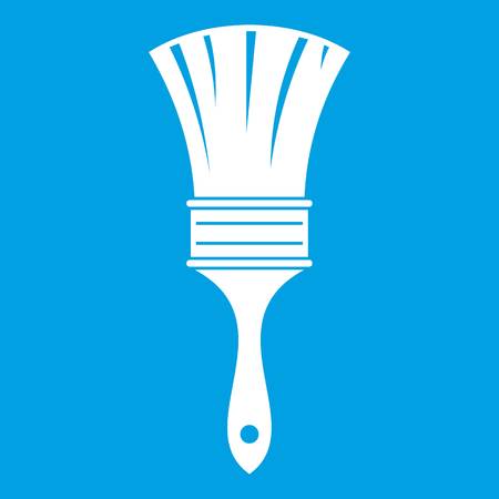 Brush icon whiteのイラスト素材
