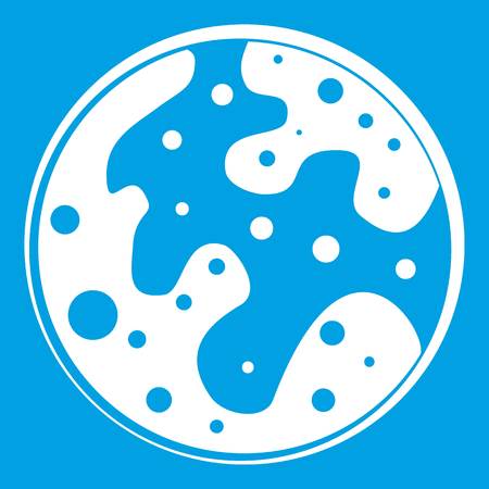 Mars icon whiteのイラスト素材