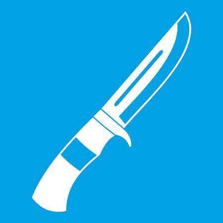 Knife icon whiteのイラスト素材