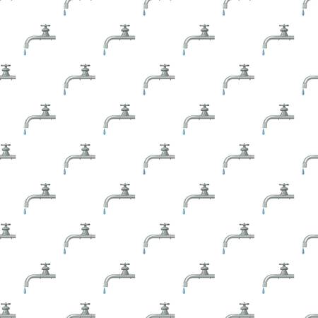 Dripping faucet patternのイラスト素材