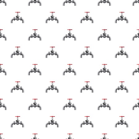 Oil pipe with valves patternのイラスト素材
