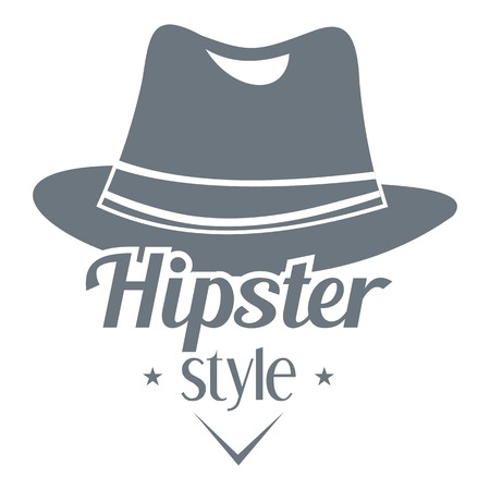 Hipster hat. Simple illustration of hipster hat vector for web designのイラスト素材