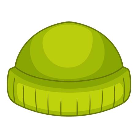 Beanie icon. Cartoon illustration of beanie vector icon for web designのイラスト素材