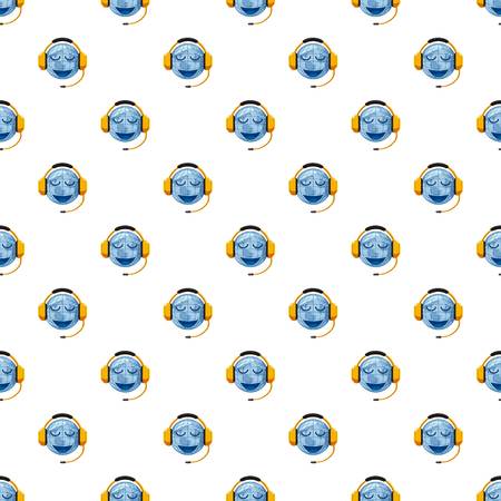 Translate world pattern seamless repeat in cartoon style vector illustrationのイラスト素材