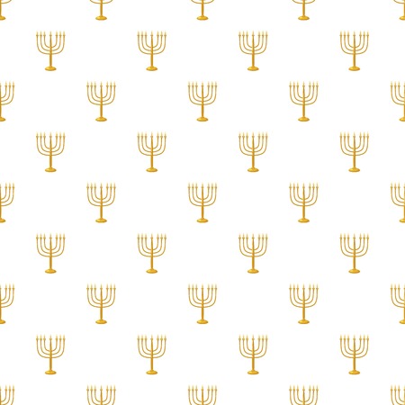 Menorah patternのイラスト素材