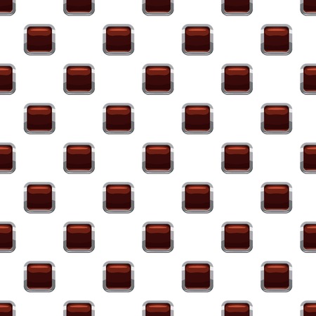 Chocolate square button pattern seamless repeat in cartoon style vector illustrationのイラスト素材