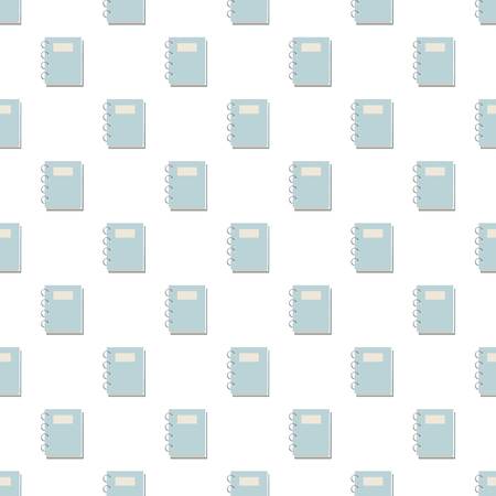 Closed spiral notebook patternのイラスト素材