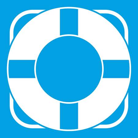 Lifeline icon whiteのイラスト素材