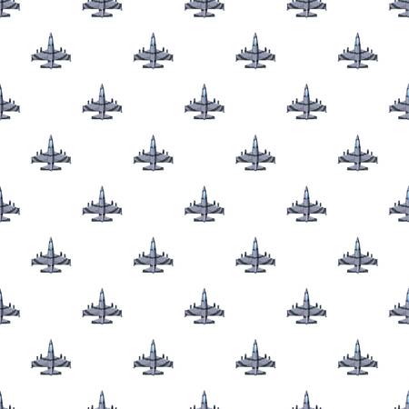 Military airplane patternのイラスト素材