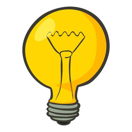 Lamp icon, cartoon styleのイラスト素材
