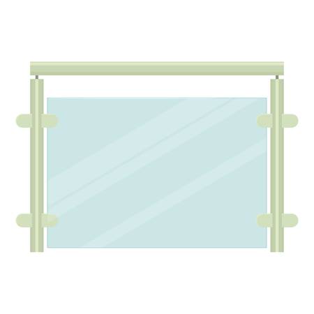 Metal fence icon, cartoon styleのイラスト素材