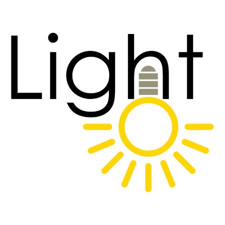 Light icon, cartoon styleのイラスト素材