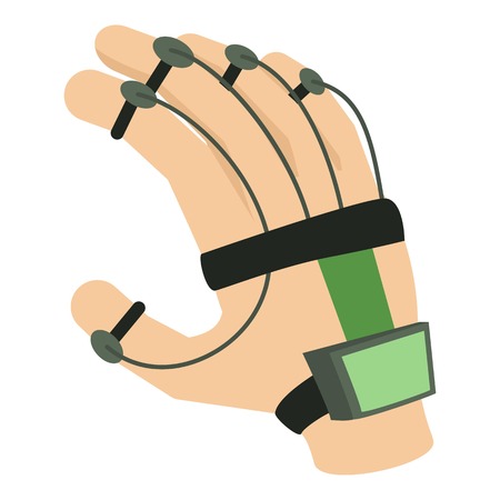 Vr manipulator icon, cartoon styleのイラスト素材