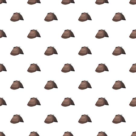 Detective Sherlock Holmes hat patternのイラスト素材
