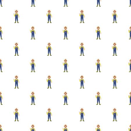 Farmer patternのイラスト素材