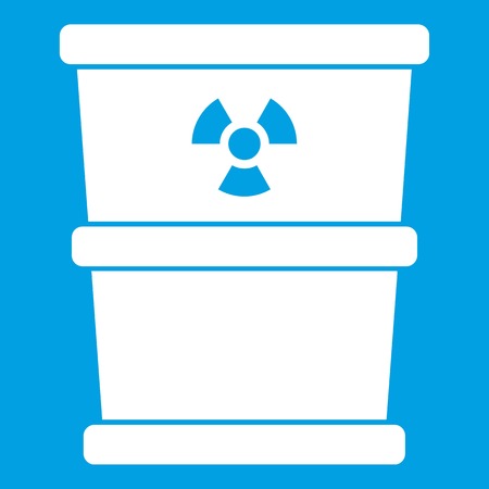 Trash can icon whiteのイラスト素材